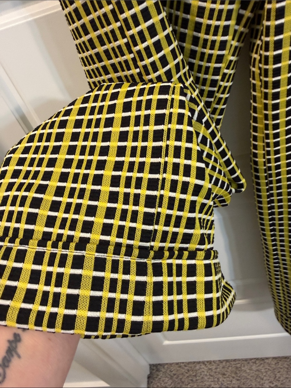 Vintage 70’s Center Stage polyester plaid suit size 14 (vintage runs small) - Picture 11 of 14